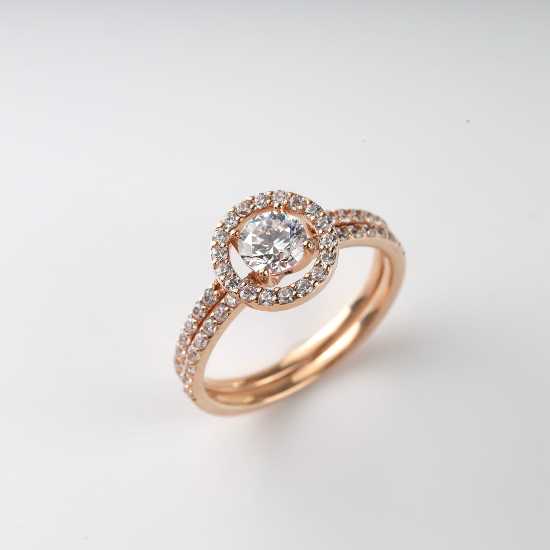 Ring "Balls" | 14K Rose gold (585)