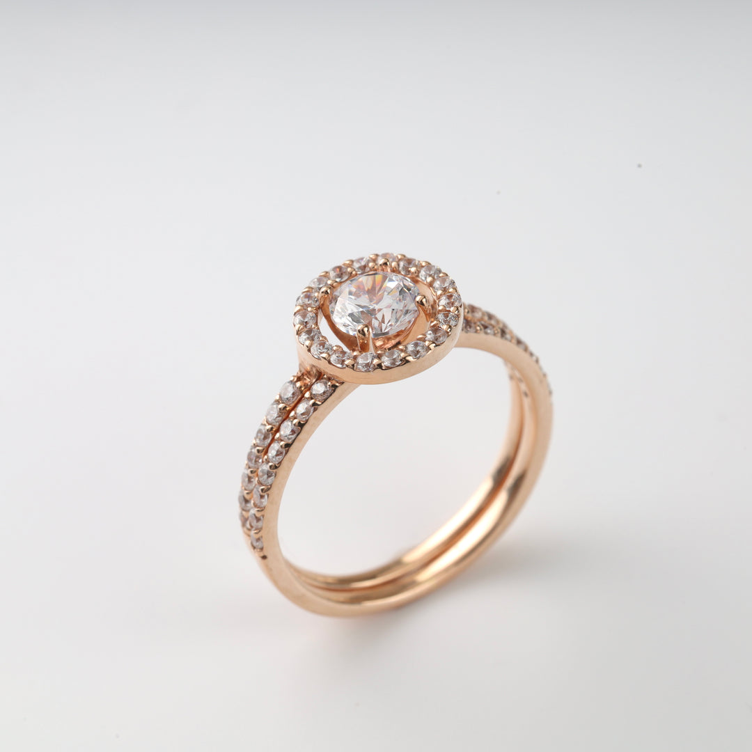 Ring "Balls" | 14K Rose gold (585)