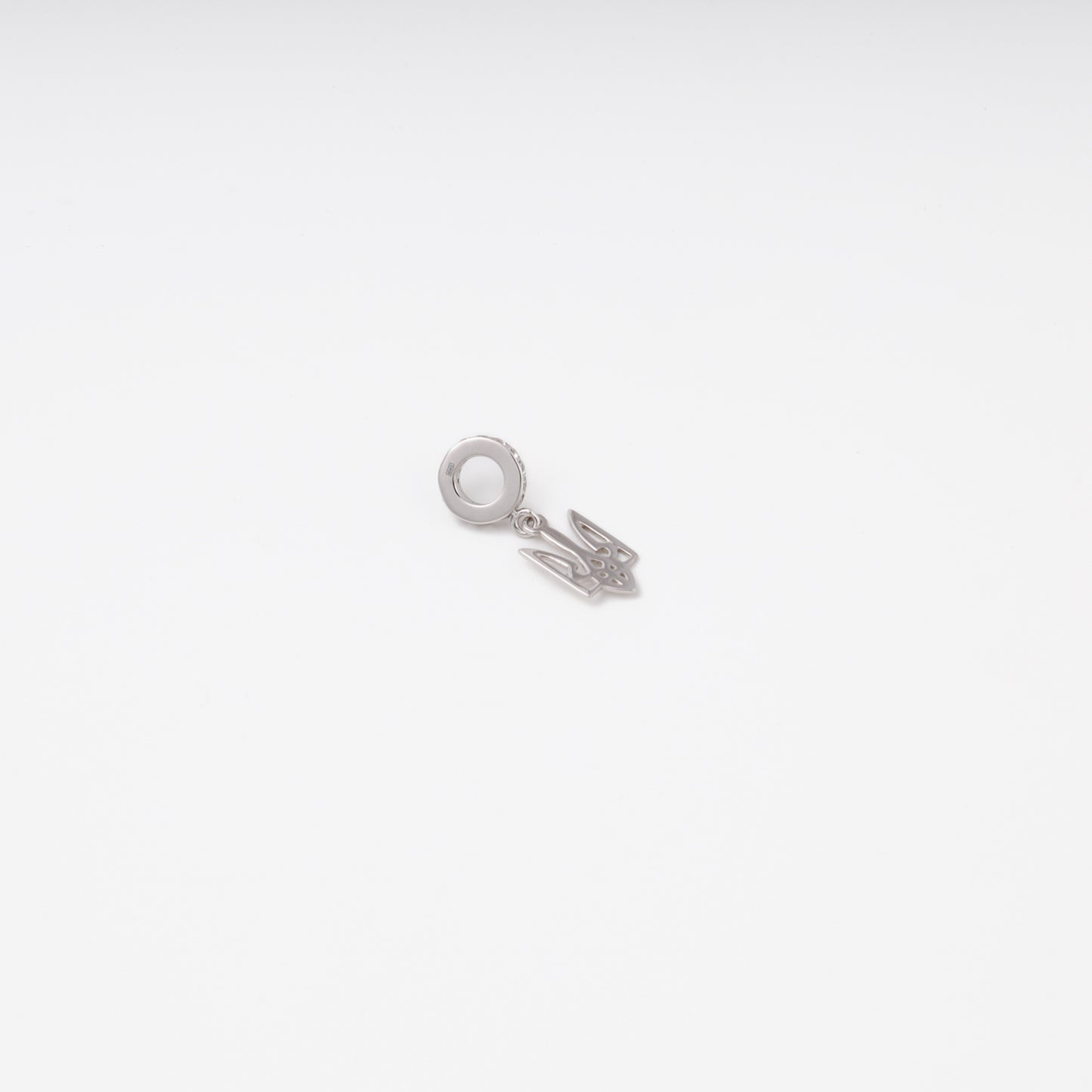 Silver 925 open-work trident charm — Kabluchka