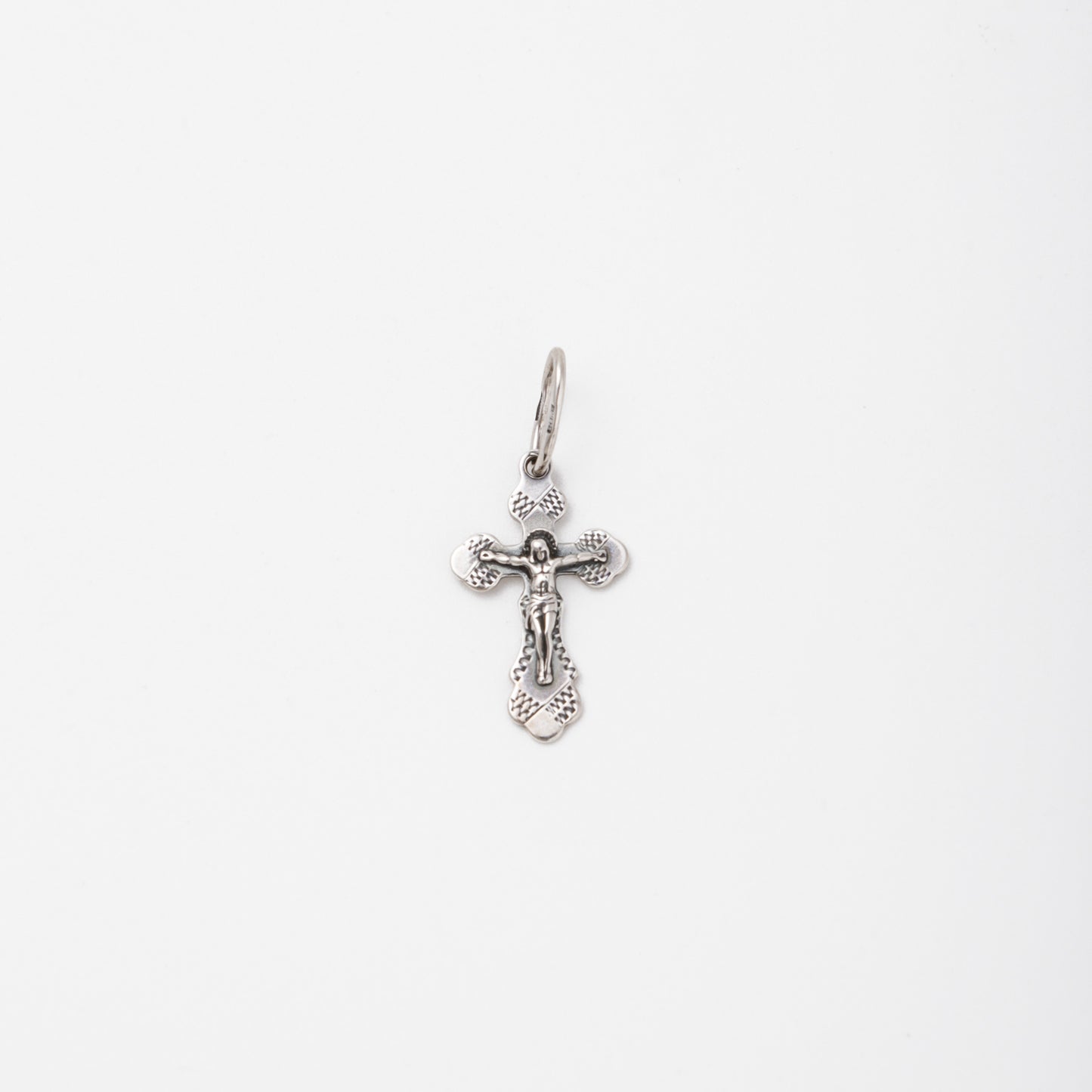 Children's Silver 925 Small Crucifix Pendant, 3520-ch, Kabluchka