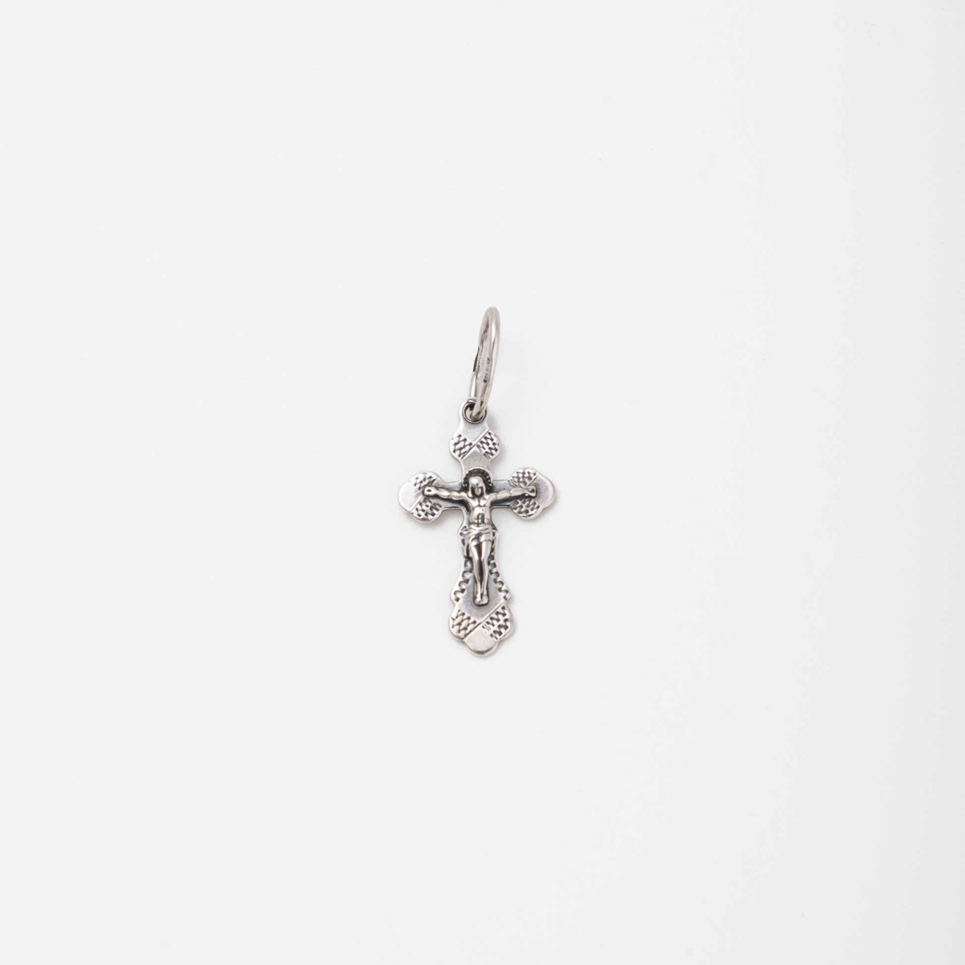 Children's Silver 925 Small Crucifix Pendant, 3520-ch, Kabluchka