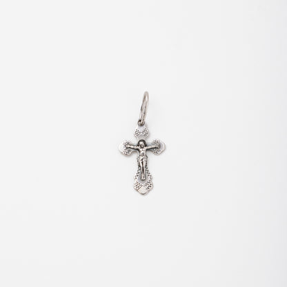 Children's Silver 925 Small Crucifix Pendant, 3520-ch, Kabluchka