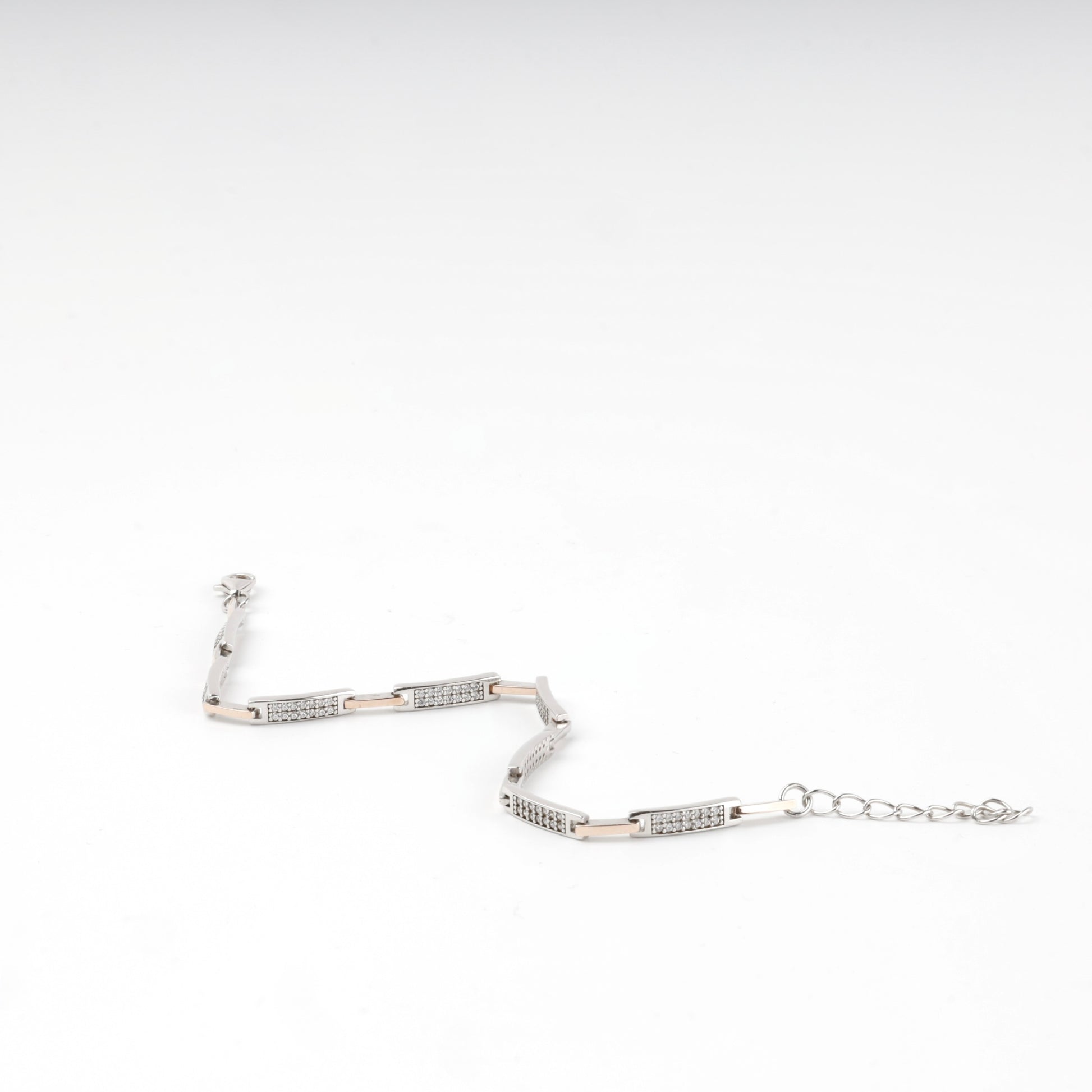 Adjustable bracelet with lobster clasp and extension chain — Kabluchka