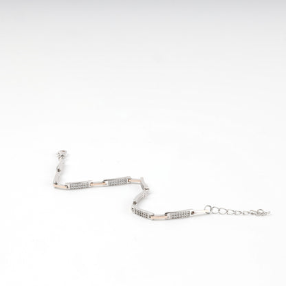 Adjustable bracelet with lobster clasp and extension chain — Kabluchka