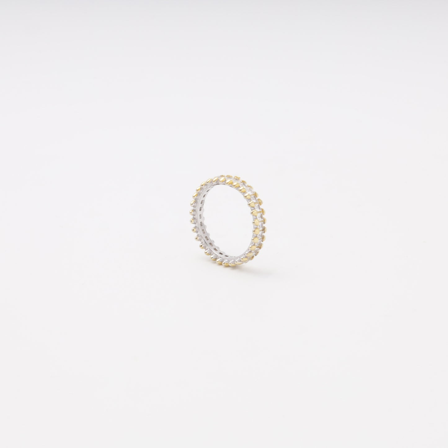 Silver 925 Full CZ Ring close-up — Kabluchka