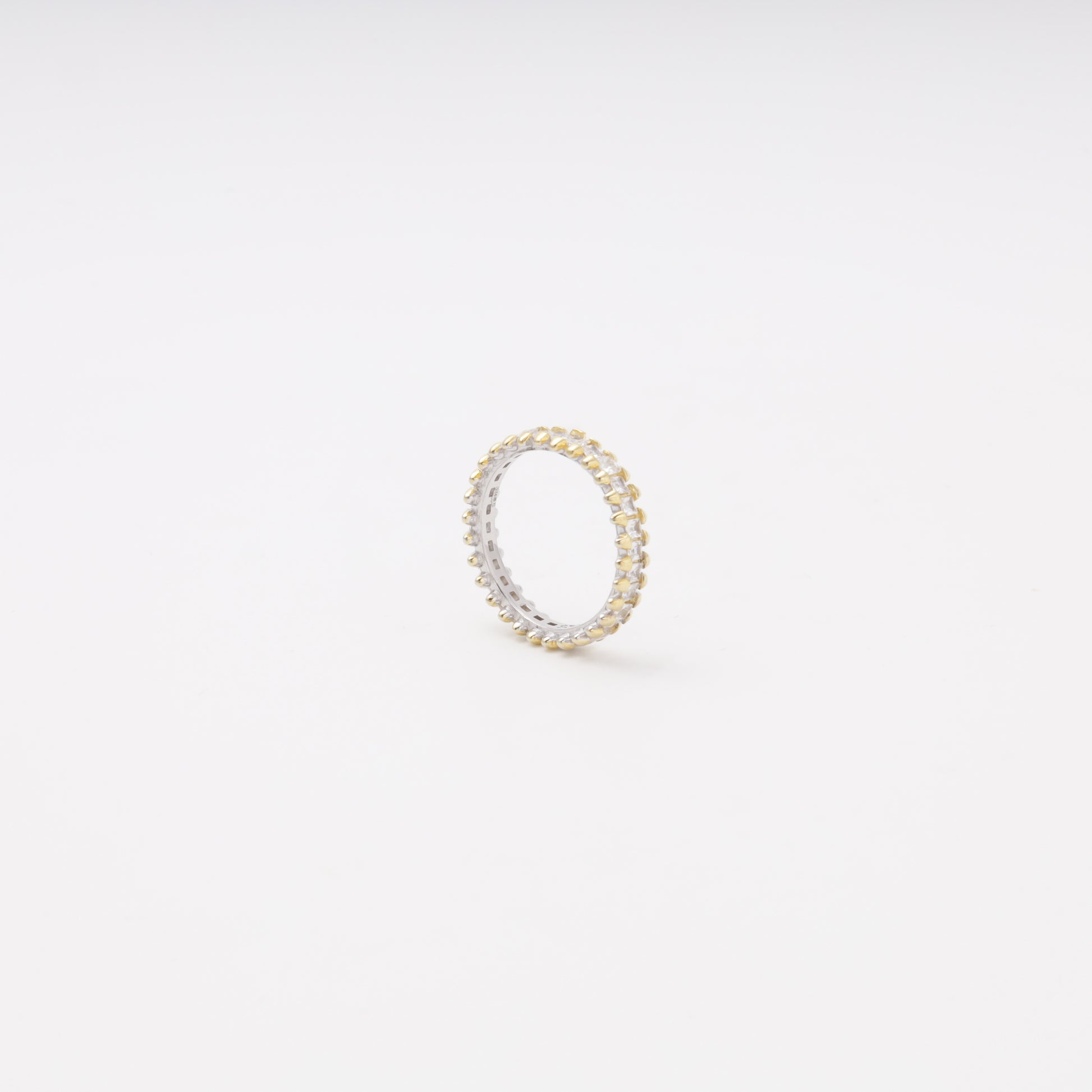 Silver 925 Full CZ Ring close-up — Kabluchka