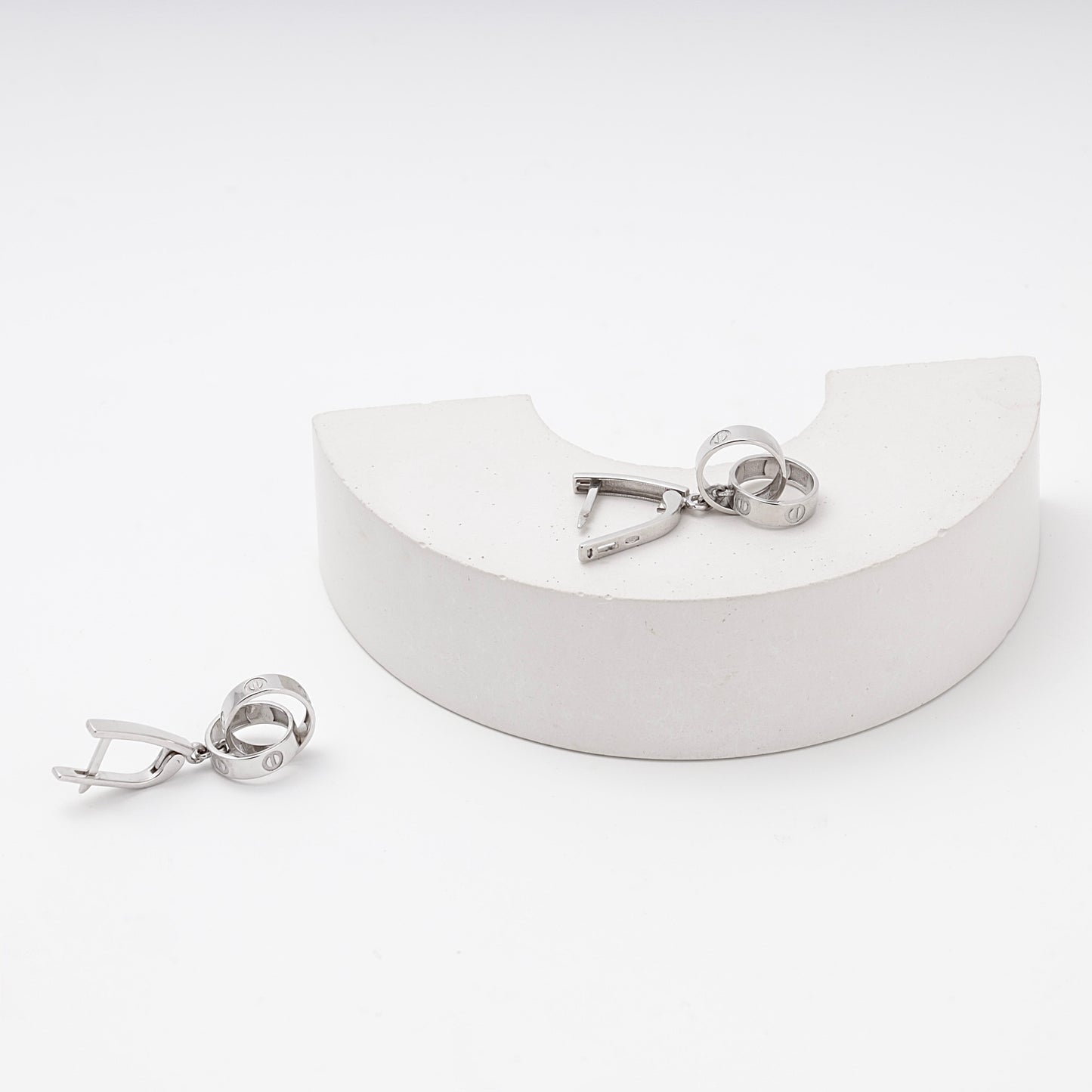 Silver 925 Drop Earrings detail view — Kabluchka