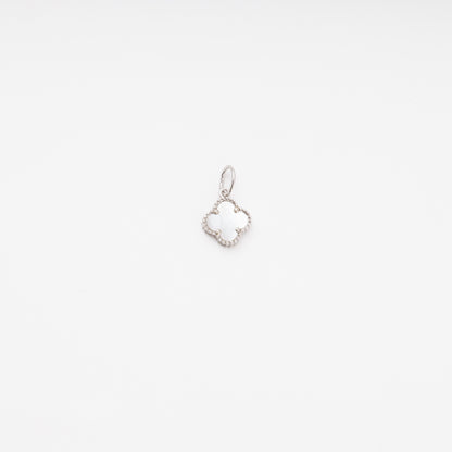 Silver 925 Clover Pendant with Mother-of-Pearl — Kabluchka