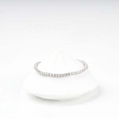 Silver 925 Adjustable Tennis Bracelet with Cubic Zirconia — Kabluchka