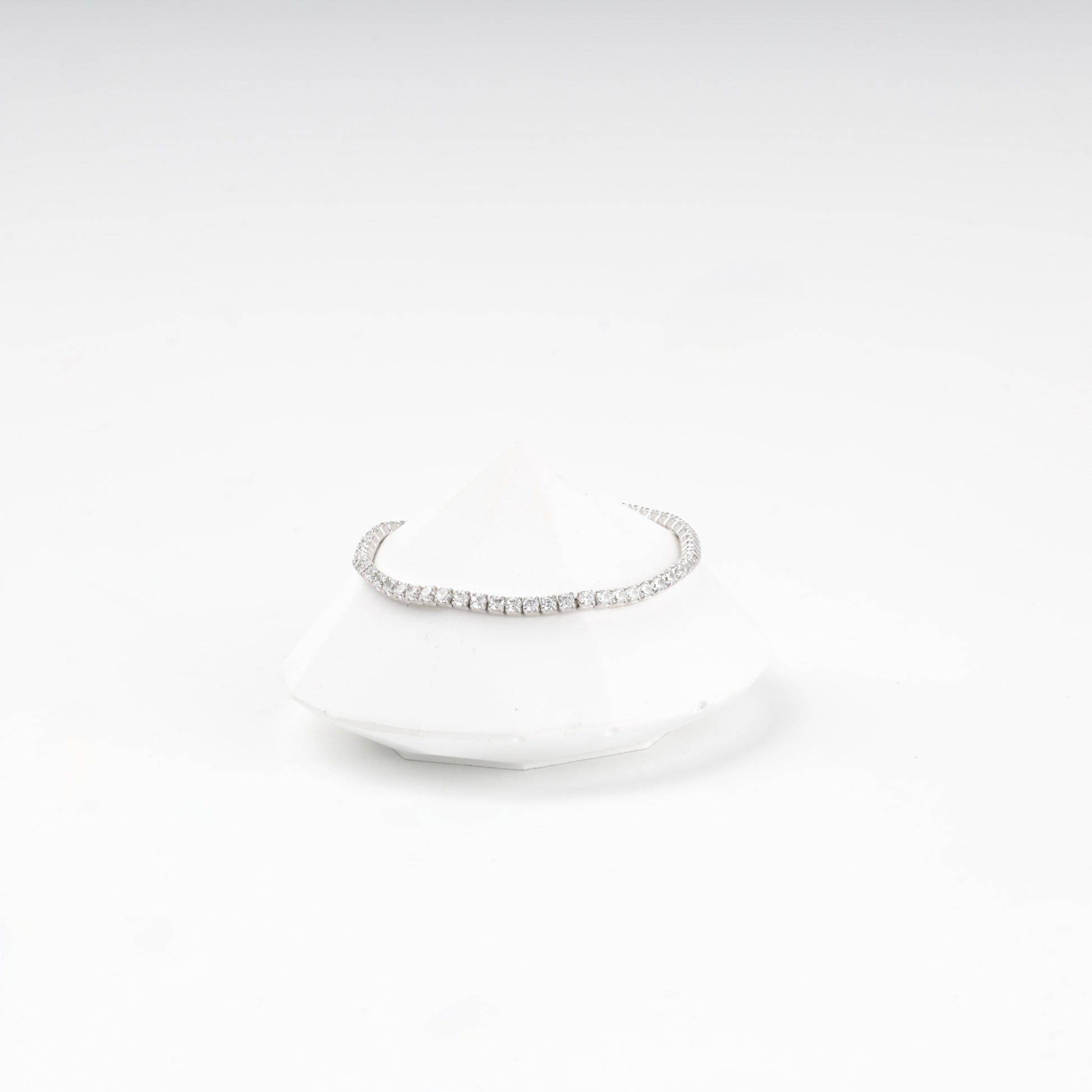 Silver 925 CZ Tennis Bracelet full view — Kabluchka