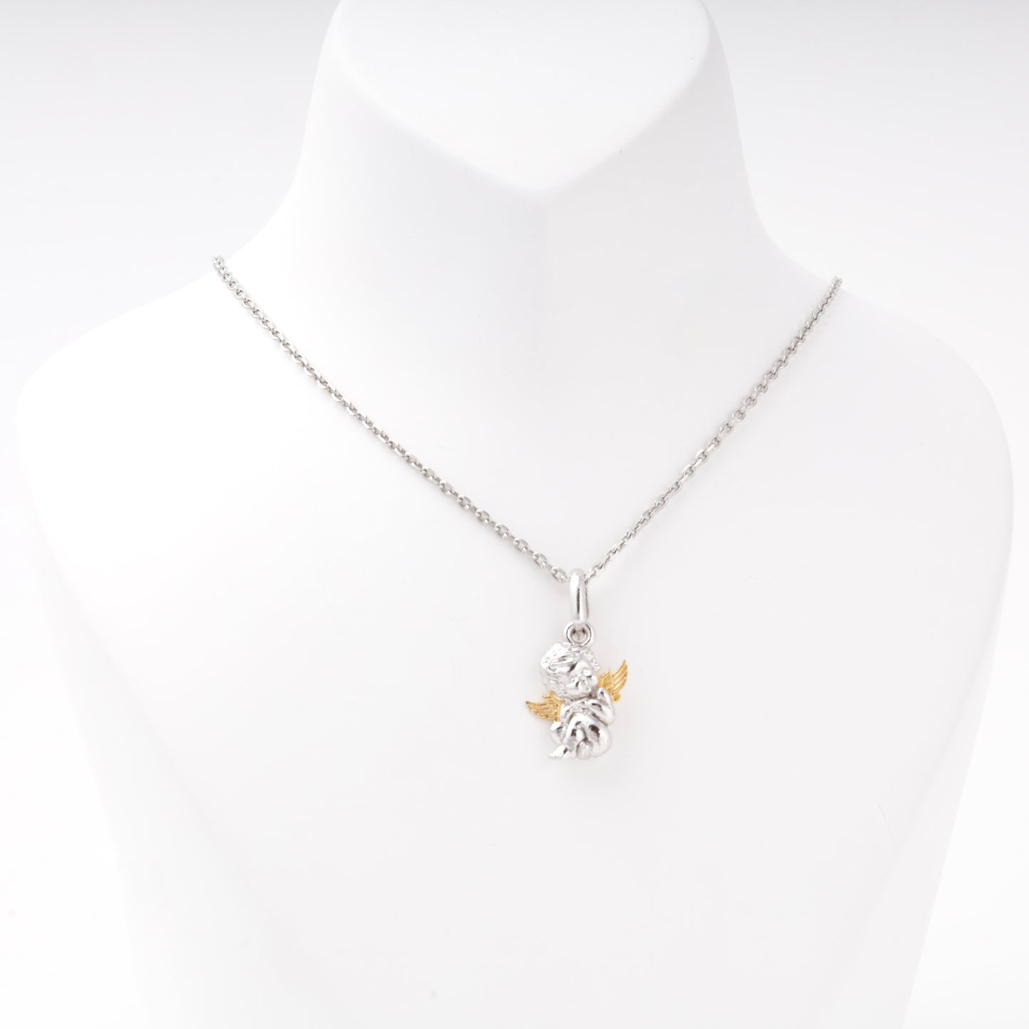 Silver 925 Angel Pendant side view — Kabluchka