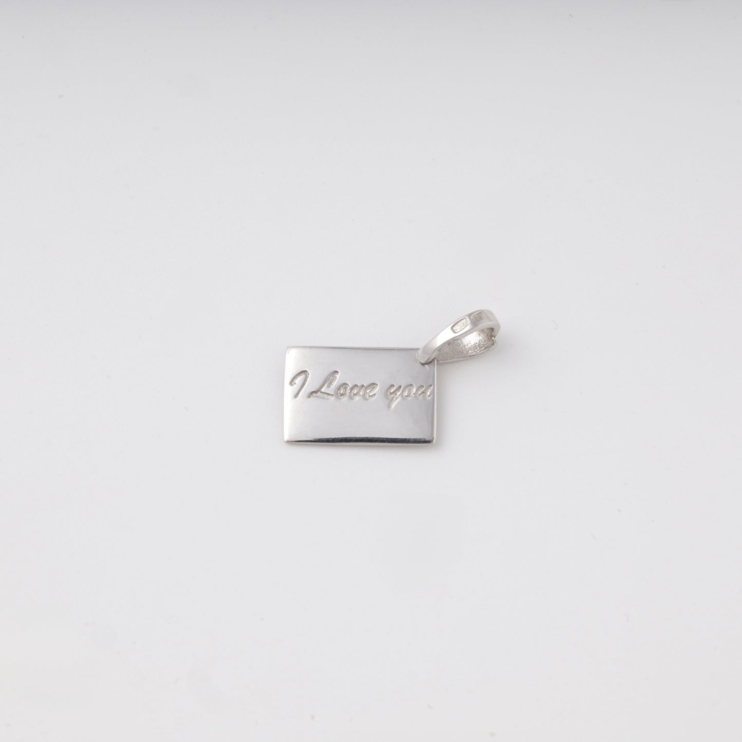 Silver 925 Envelope Pendant detail view — Kabluchka