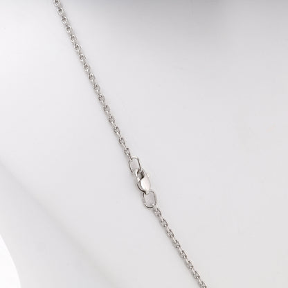 Measurement detail — Silver 925 anchor chain necklace — Kabluchka