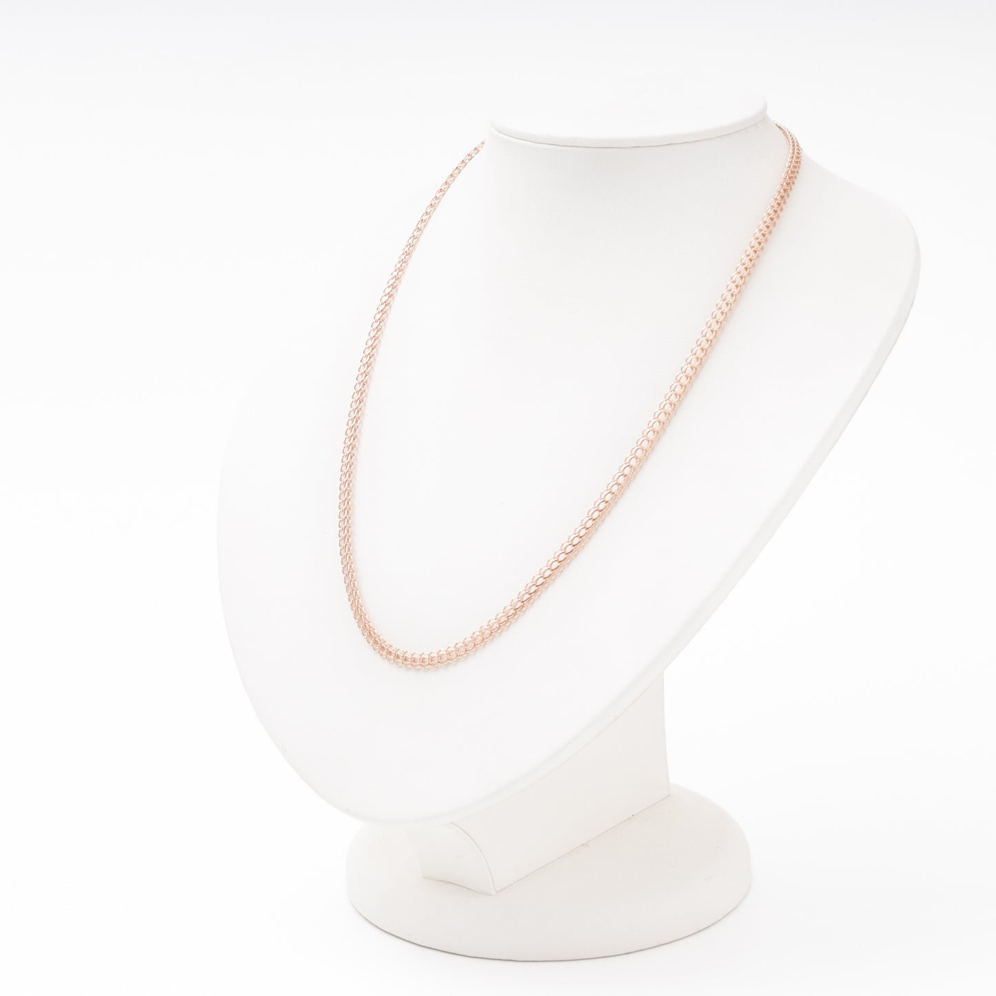 14K rose gold cardinal chain lobster clasp detail — Kabluchka