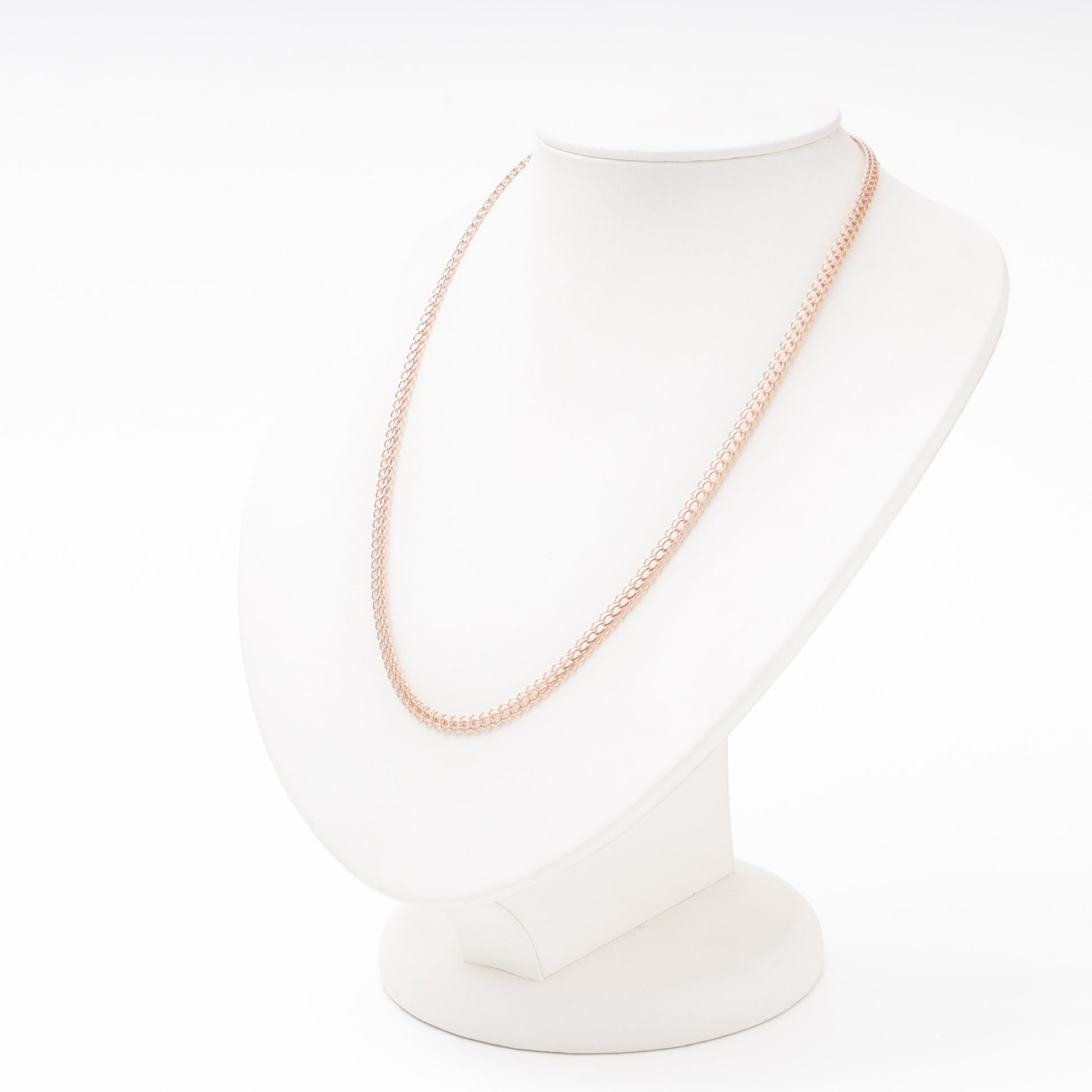 14K rose gold cardinal chain lobster clasp detail — Kabluchka