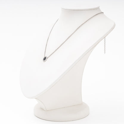 Silver 925 station necklace, Kabluchka