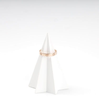 Rose gold 585 band ring with screw-head motif — Kabluchka