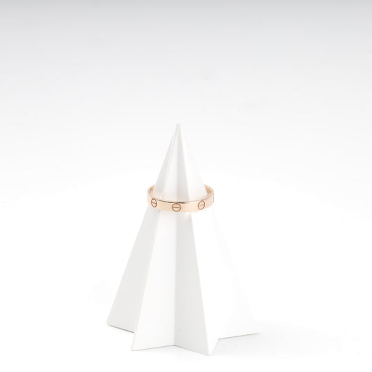 Rose gold 585 band ring with screw-head motif — Kabluchka