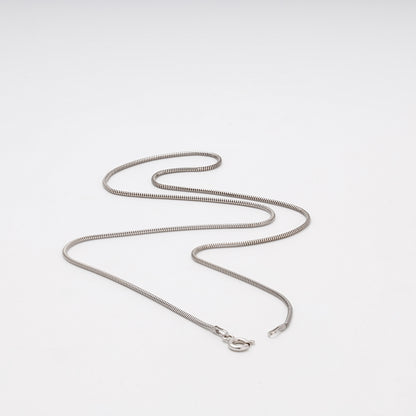Measurement detail — Silver 925 thin snake chain necklace — Kabluchka