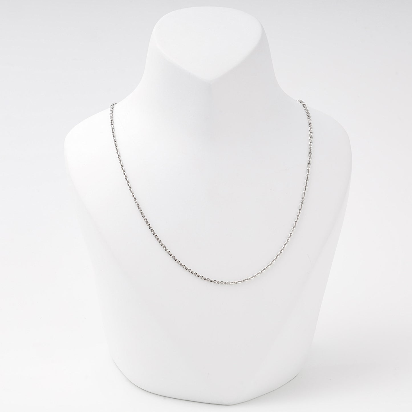 Silver 925 anchor chain necklace — view 3 — Kabluchka