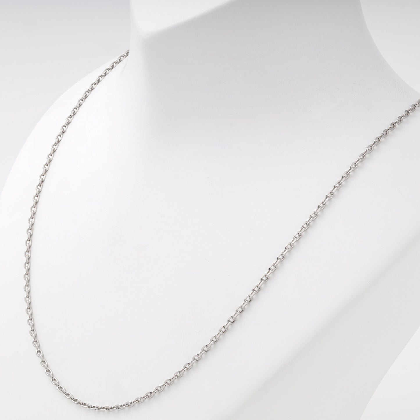 Silver 925 anchor chain necklace — view 2 — Kabluchka