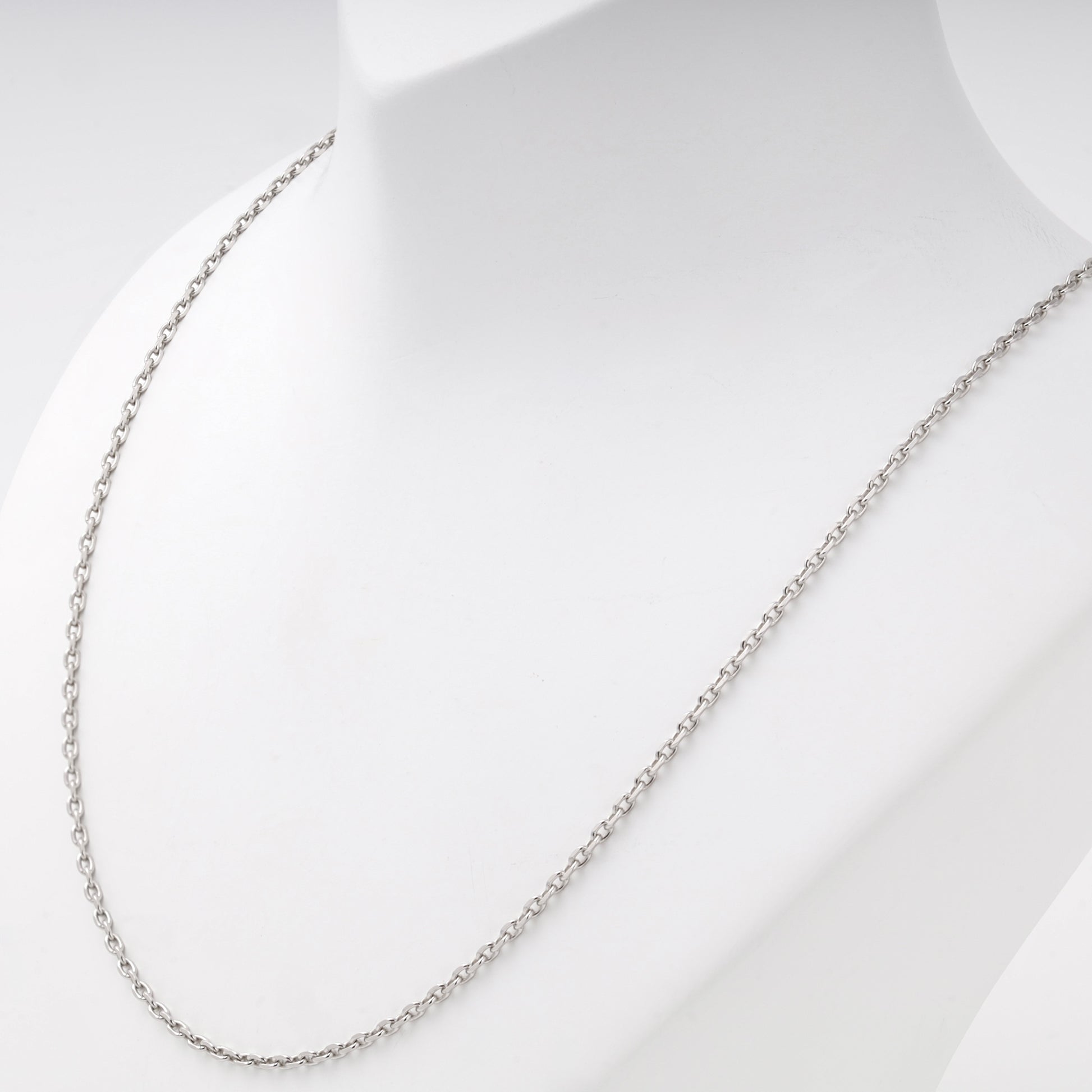 Silver 925 anchor chain necklace — view 2 — Kabluchka