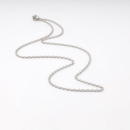 Silver 925 anchor chain necklace — view 1 — Kabluchka