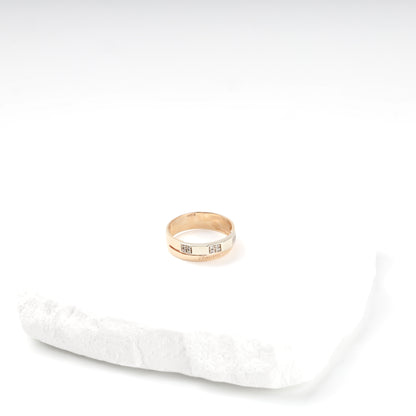 Gold 585 Amour Band Ring detail — Kabluchka
