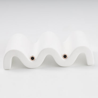 Silver 925 stud earrings with black enamel and gold 375 — Kabluchka