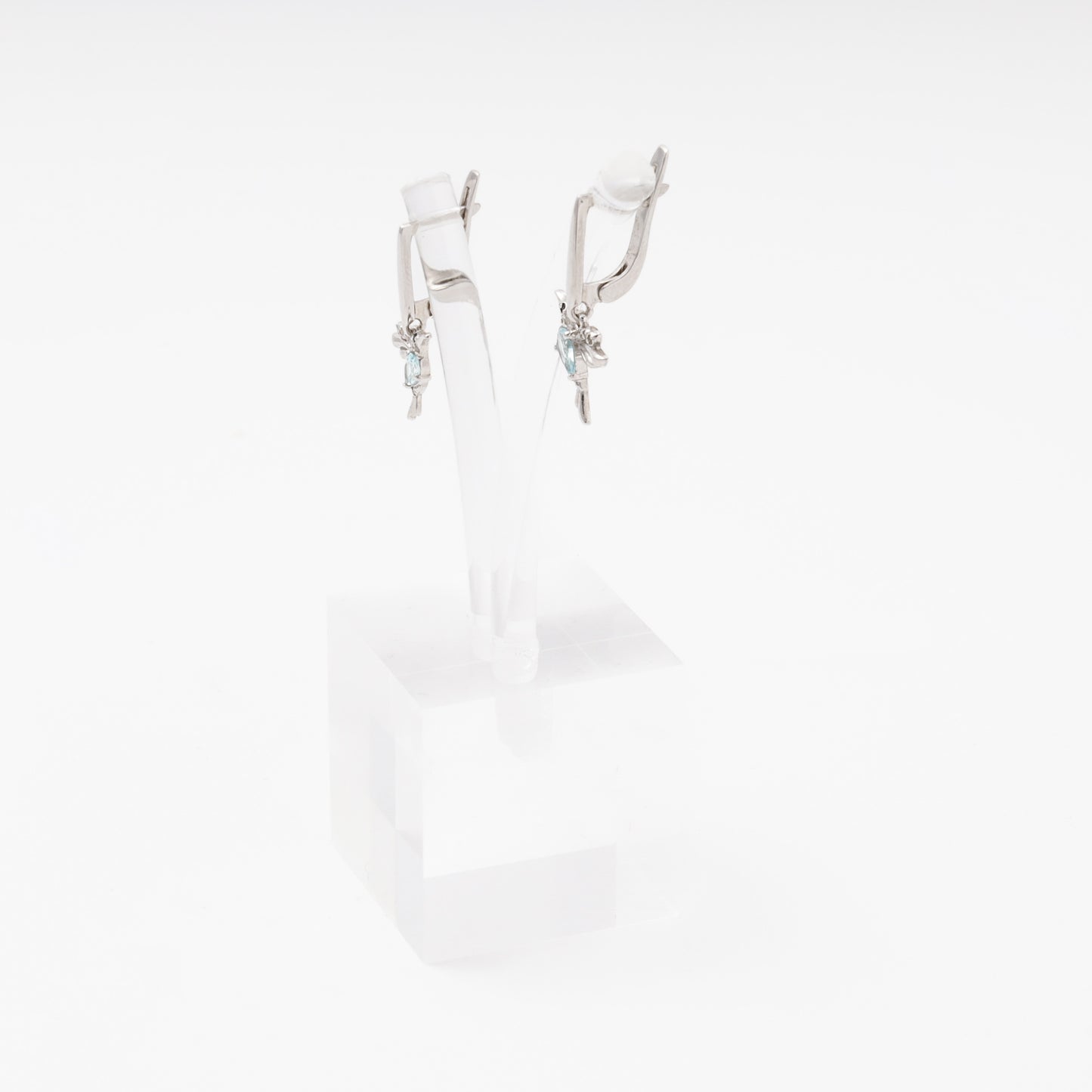 Size measurement — silver hummingbird earrings — Kabluchka