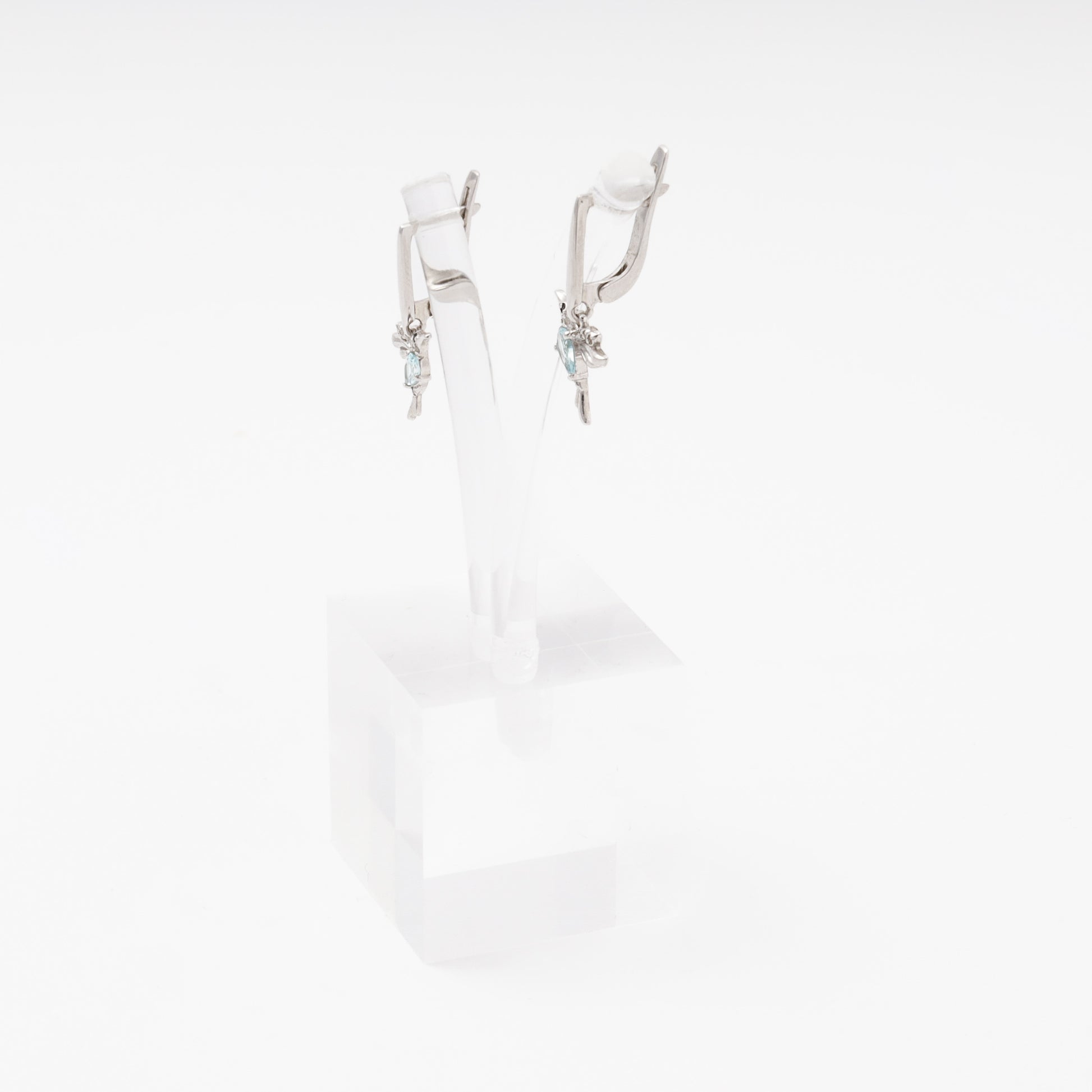 Size measurement — silver hummingbird earrings — Kabluchka