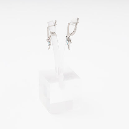 Size measurement — silver hummingbird earrings — Kabluchka